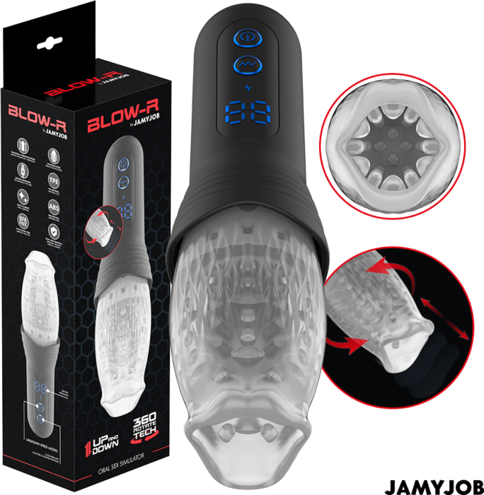 Masturbator JAMYJOB BLOW-R mit thrusting und Rotation Masturbator JAMYJOB BLOW-R mit thrusting und Rotation