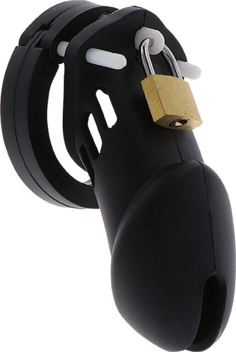 Jaula de Castidad HIDDEN DESIRE Silicona Negra Jaula de Castidad HIDDEN DESIRE Silicona Negra