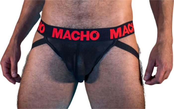 Jock Macho XL Negro/Rojo