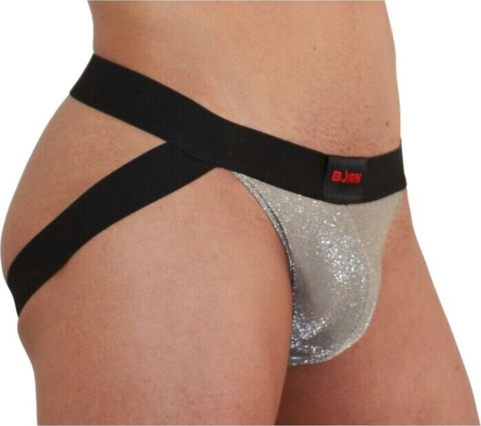 Jockstrap BURN 001 mit glänzenden Applikationen Jockstrap BURN 001 mit glänzenden Applikationen