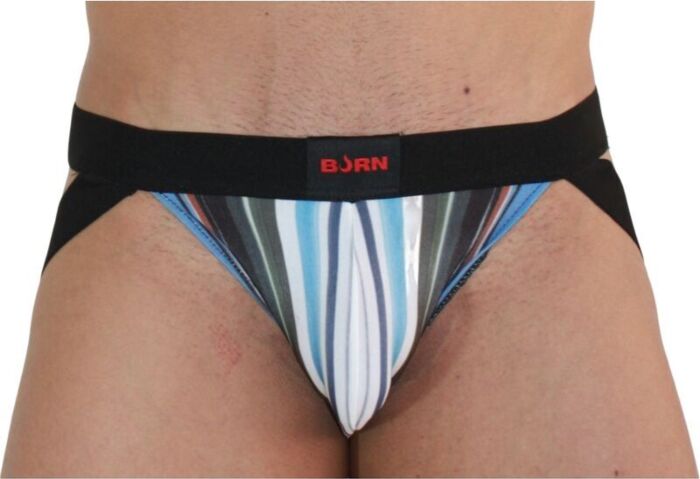 Jockstrap BURN 009 Multicolor Negro | Estilo Único Jockstrap BURN 009 Multicolor Negro | Estilo Único