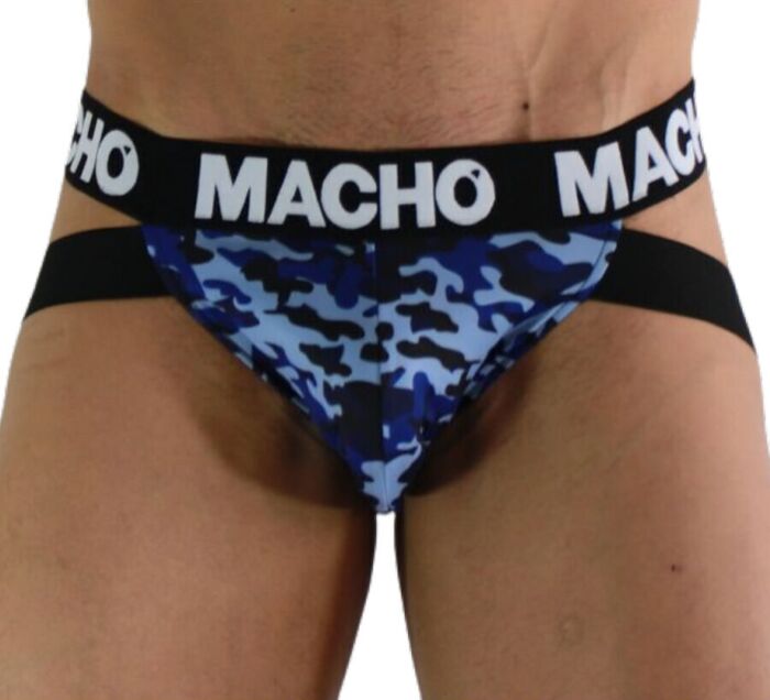 Jockstrap MACHO MX28MA Azul | Estilo y Confort Jockstrap MACHO MX28MA Azul | Estilo y Confort