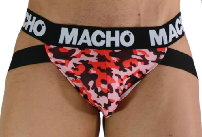 Jockstrap MACHO MX28MR Rojo - Soporte Superior