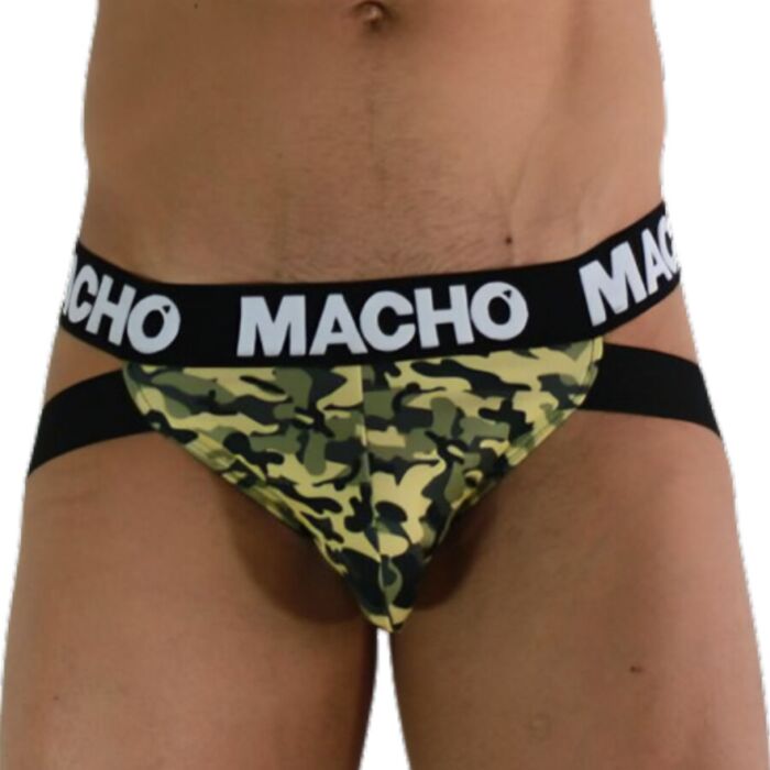 Jockstrap MACHO MX28MV Verde XL Soporte Ideal