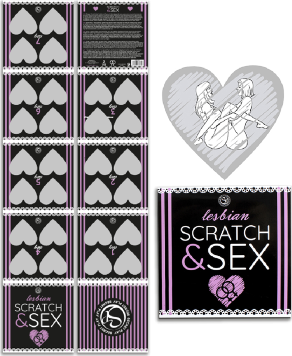 Scratch & Sex Spiel – Lesbische Stellungen von SecretPlay