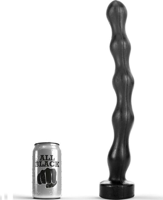 Analperlen ALL BLACK 41,5 cm – stufenweise Weite