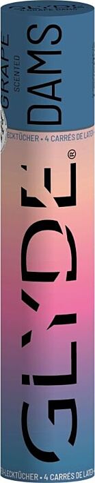 SHEER GLYDE Latex Dams mit Traubenaroma