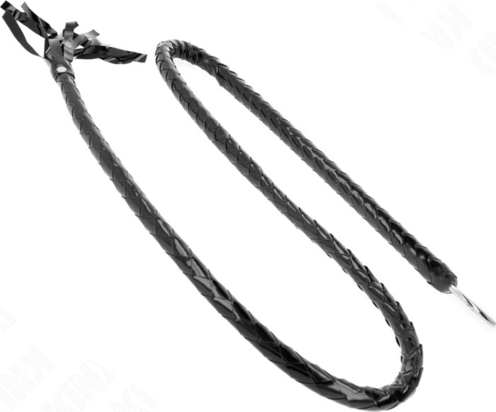 Látigo KINK 138 cm PVC Brillante - Placer Controlado Látigo KINK 138 cm PVC Brillante - Placer Controlado