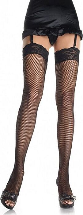 Leg avenue medias de red pequeña con encaje plus Leg avenue medias de red pequeña con encaje plus