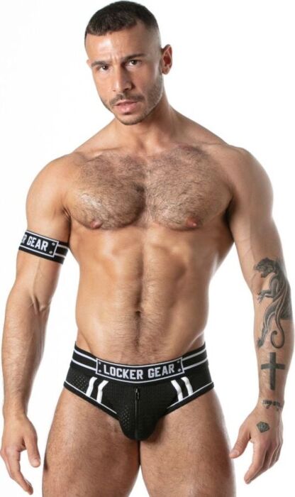 Jockstrap LOCKER GEAR Sport-Mesh Schwarz XL