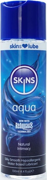 Gleitmittel SKINS Aqua 130 ml – wasserbasiert Gleitmittel SKINS Aqua 130 ml – wasserbasiert