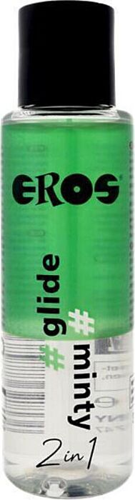 Lubricante EROS Glide Minty 2 en 1 Silicona