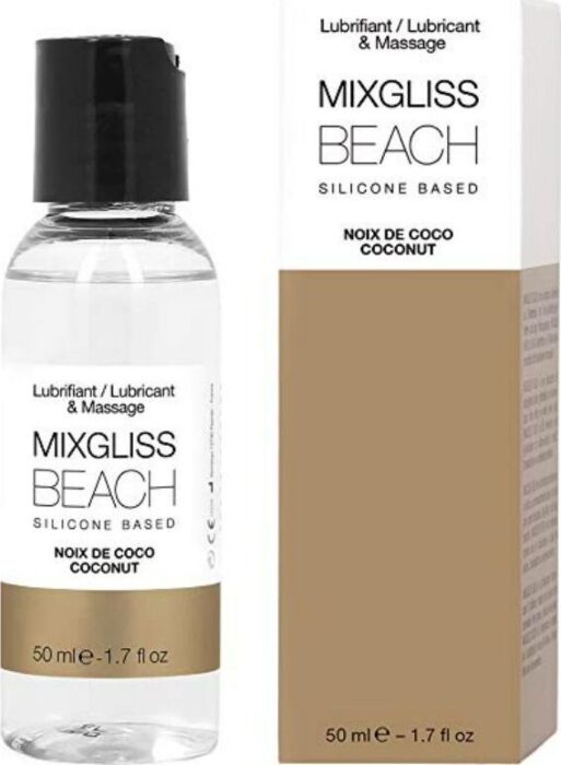 MIXGLISS Beach Silikon-Lubrikant 50ml - 2-in-1 Massage