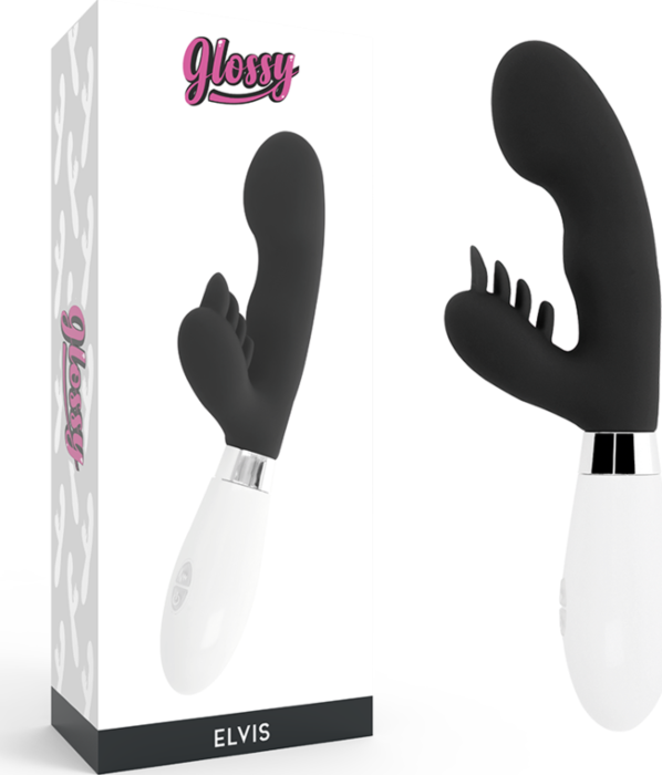 Vibrator GLOSSY Elvis Rabbit mit Doppelmotor
