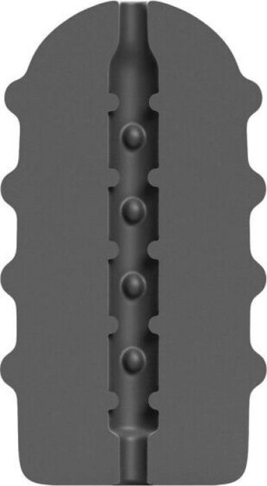 Masturbador Bumpy Black 17 cm