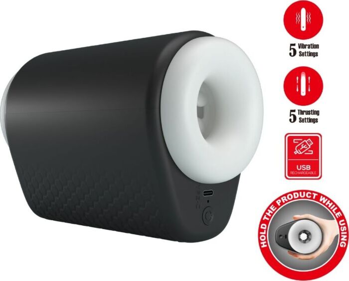 Masturbador Masculino Pretty Love DJ Girl con Vibración