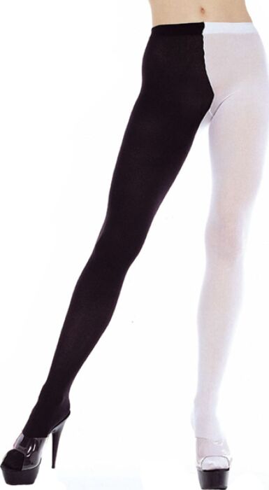 Strumpfhose Music Legs XXL mit Kontrastbeinen Strumpfhose Music Legs XXL mit Kontrastbeinen