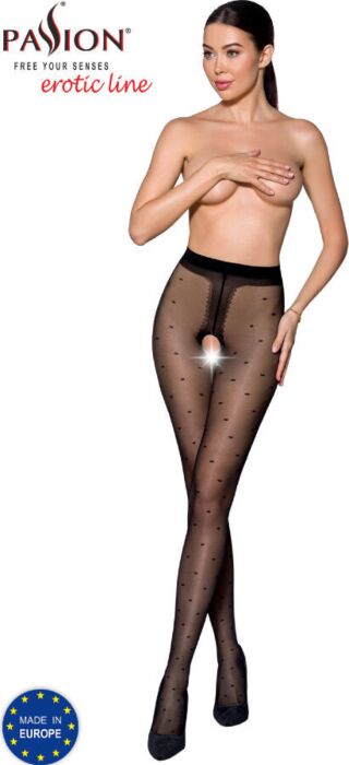 Medias Passion Tiopen 018 Negro Elegancia Sensual Medias Passion Tiopen 018 Negro Elegancia Sensual