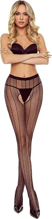 Medias PASSION TIOPEN 040 Crotchless Negros