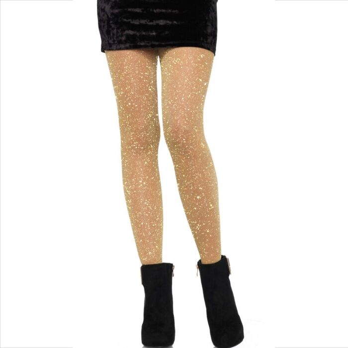 Transparente Strumpfhose mit Metallic-Finish Leg Avenue Transparente Strumpfhose mit Metallic-Finish Leg Avenue