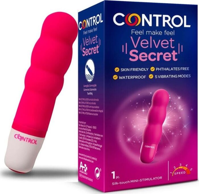 Mini-Vibrator CONTROL Velvet Secret Dreikugel Mini-Vibrator CONTROL Velvet Secret Dreikugel
