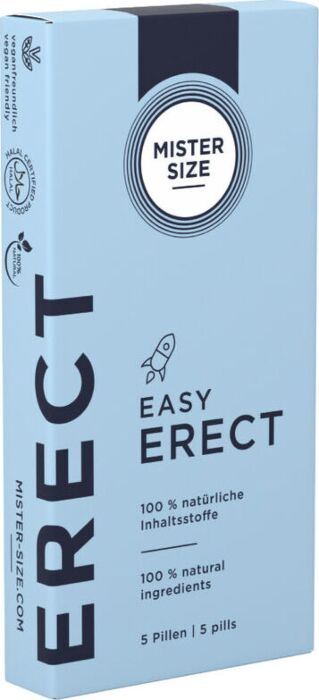Kapseln MISTER SIZE Easy Erect für mehr Ausdauer Kapseln MISTER SIZE Easy Erect für mehr Ausdauer