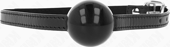 Mordaza de Bola KINK 4 cm Silicona Negra