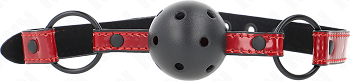 Mordaza de Bola KINK Silicona Ajustable 4.5 cm Mordaza de Bola KINK Silicona Ajustable 4.5 cm