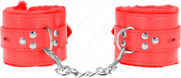 Muñequera BDSM KINK Rojo Ajustable - Control Total Muñequera BDSM KINK Rojo Ajustable - Control Total