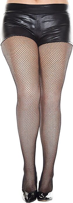 Netz-Panty Music Legs mit hoher Taille XXL Netz-Panty Music Legs mit hoher Taille XXL