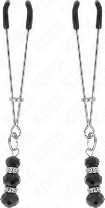 Pinzas para Pezones KINK Fina Triple Bola Vidrio