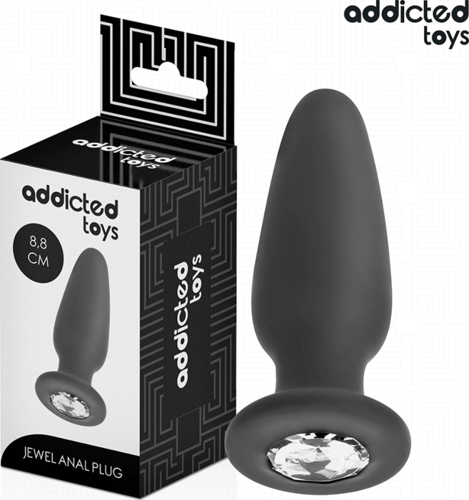 Plug Anal Addicted Toys Joyas Silicona S 8,8 cm