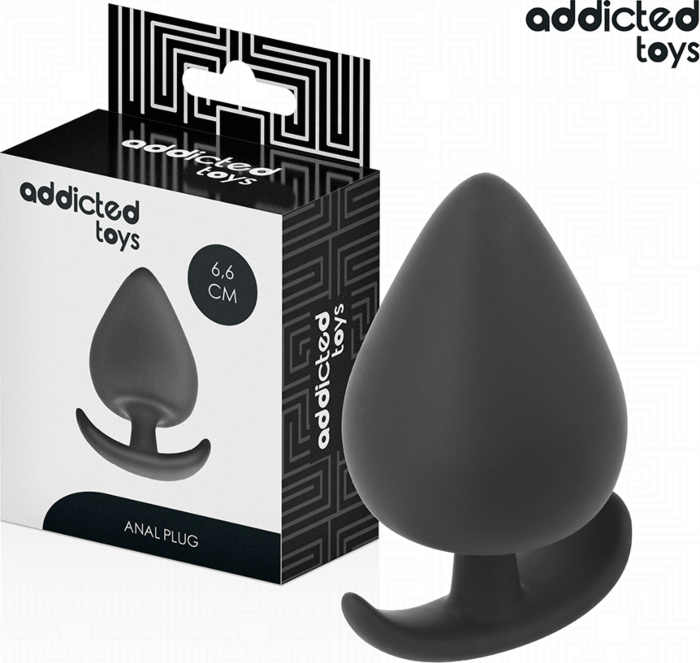Plug Anal Addicted Toys M 6,6 cm Silicona Segura Plug Anal Addicted Toys M 6,6 cm Silicona Segura