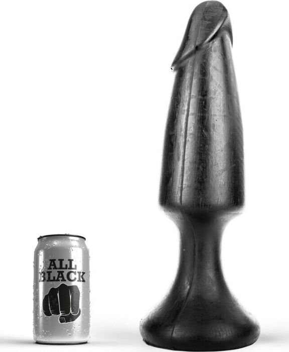 Analplug ALL BLACK 35 cm mit realistischer Form