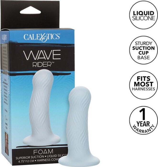 Plug Anal Calexotics Wave Rider Foam Azul Plug Anal Calexotics Wave Rider Foam Azul
