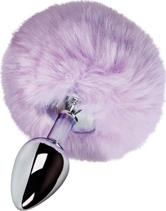 Analplug S Pleasures Metal LUA Einsteiger Plug mit Plüschbasis