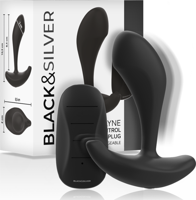BLACK&SILVER Dwayne Analplug mit Fernbedienung BLACK&SILVER Dwayne Analplug mit Fernbedienung