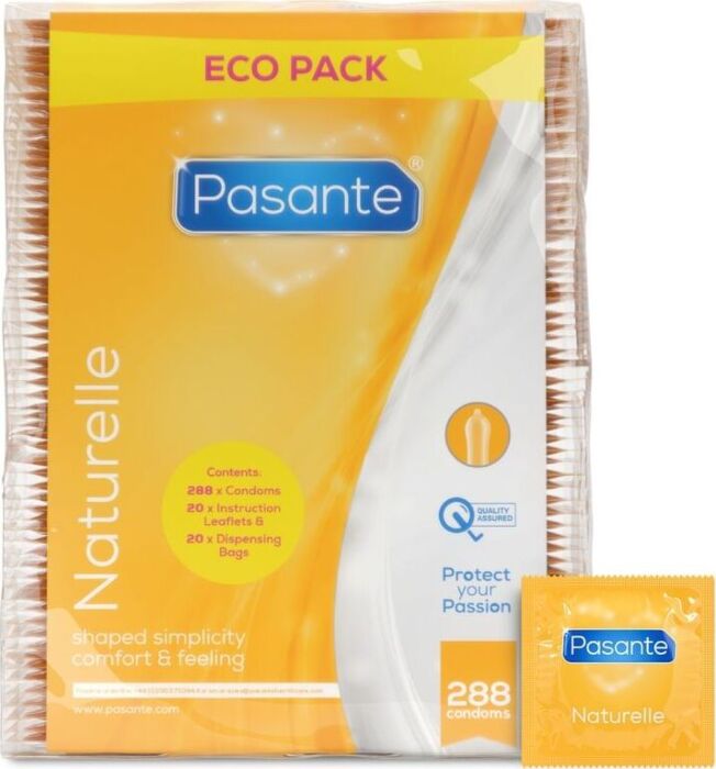 Kondome Pasante Naturelle 288 Stück | Ultra lubriciert