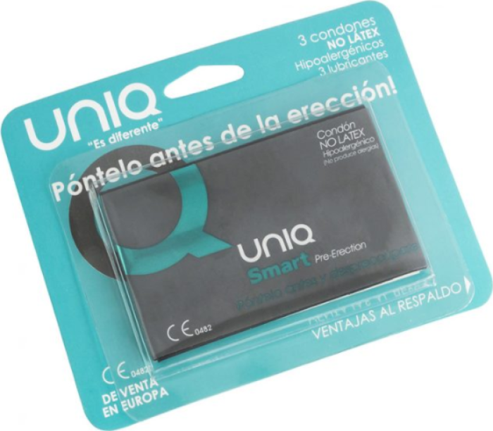 Kondom UNIQ SMART PRE-ERECTION LATEX-FREE