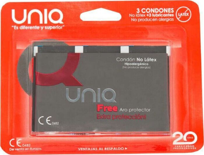 Kondome UNIQ Free Latexfrei mit Basisring Kondome UNIQ Free Latexfrei mit Basisring