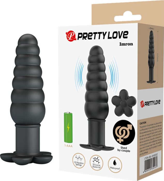 Anal-Plug PRETTY LOVE IMRON mit Vibration und ergonomischem Design Anal-Plug PRETTY LOVE IMRON mit Vibration und ergonomischem Design