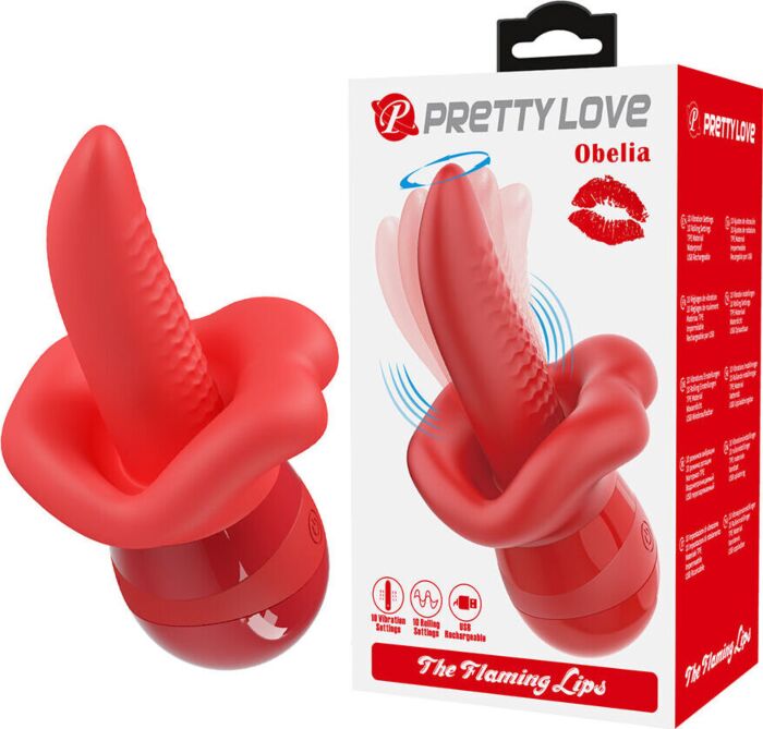 Stimulator Pretty Love Obelia mit vibrierender Zunge Stimulator Pretty Love Obelia mit vibrierender Zunge