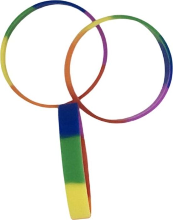 Pulsera Silicona PRIDE Bandera LGBT - Colorido y Elástico Pulsera Silicona PRIDE Bandera LGBT - Colorido y Elástico