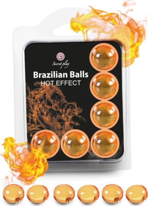 Effektspielzeug SECRETPLAY Set 6 Brazilian Balls mit Wärmeeffekt Effektspielzeug SECRETPLAY Set 6 Brazilian Balls mit Wärmeeffekt