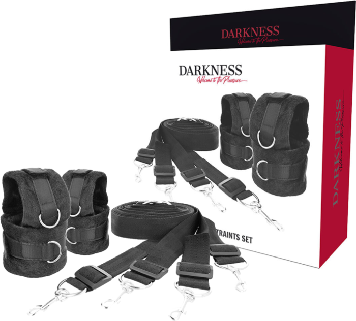 Set Ataduras para la Cama Darkness Bondage - Versatilidad
