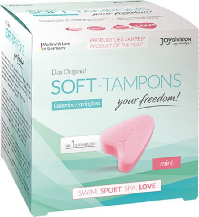 Soft Tampons Mini Caja de 3 Soft Tampons Mini Caja de 3
