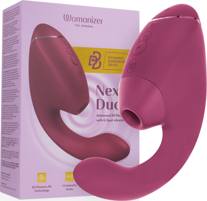 WOMANIZER Duo Next Doppelstimulator mit 3D Pleasure Air WOMANIZER Duo Next Doppelstimulator mit 3D Pleasure Air
