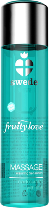 Swede - Aceite Efecto Calor Grosella Negra y Lima 120 ml Swede - Aceite Efecto Calor Grosella Negra y Lima 120 ml