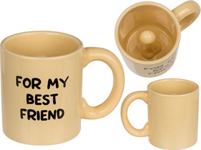 Becher Out Of The Blue For my best friend mit Innen-Penis Becher Out Of The Blue For my best friend mit Innen-Penis