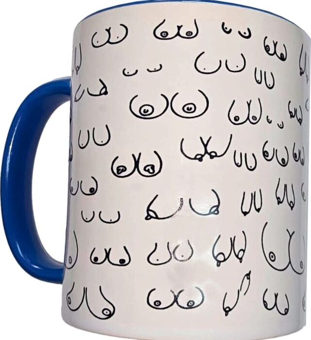 Keramiktasse mit Penis-Motiven DIABLO PICANTE